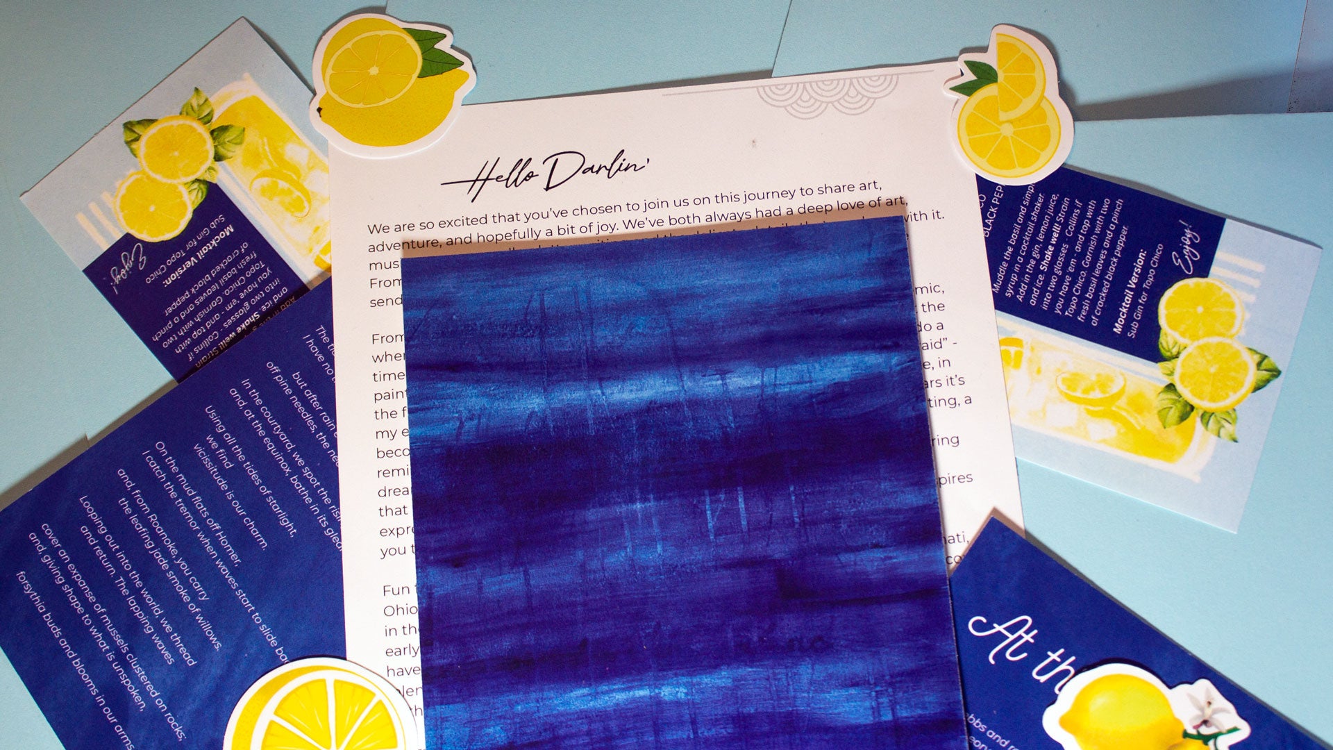 Hello Darlin' — Monthly Mail Club | Art, Music & Travel